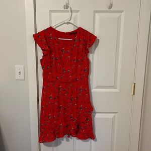 Printed mini dress
